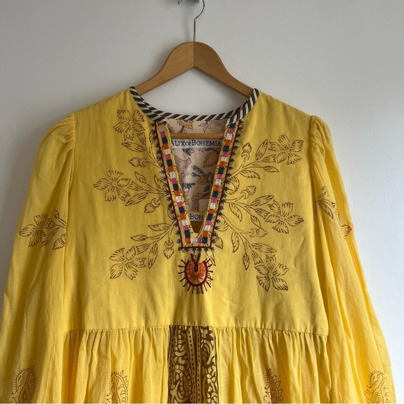 Alix of Bohemia Winifred Dress in Amber - Picture 7 of 16